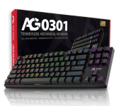 3. 에이투 유선 텐키리스 기계식 적축 게이밍 키보드